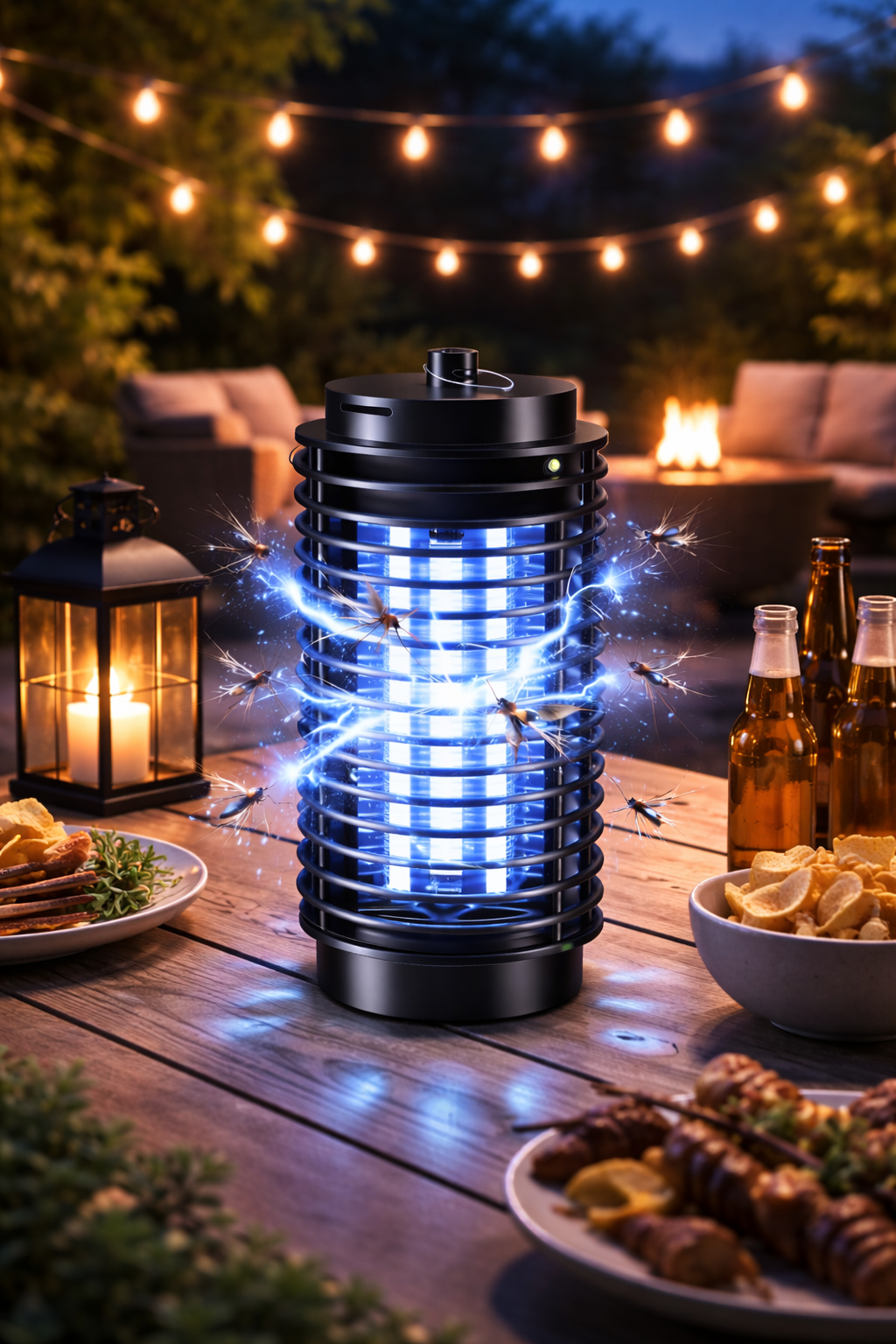 🦟 Lámpara Eléctrica Mata Insectos LED UV